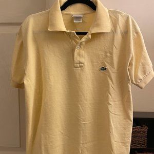 Lacoste Yellow Polo Short-Sleeve